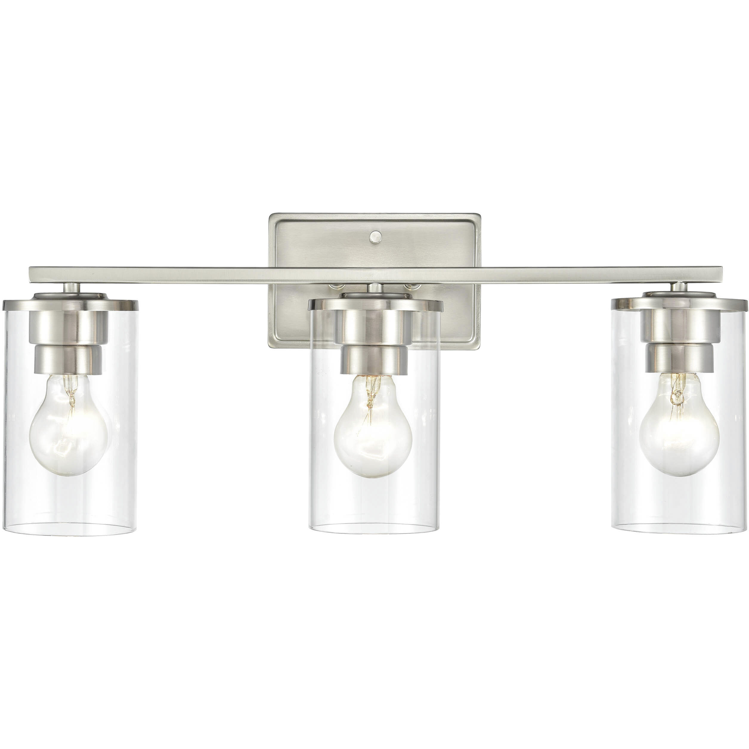 Verlana 3 Light 22 inch Brushed Nickel Bathroom Vanity Light Wall Light